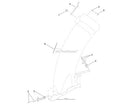 Toro 121-5662 Bagger Finishing Kit 48" for Titan SX-MX Series Riding Mowers