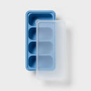 1c Silicone Freezer Mold with Lid Blue - Room Essentials™
