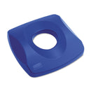 Rubbermaid Untouchable Recycling Tops, 16 X 3.25, Blue - RCP269100BE