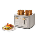 4-Slice Toaster with Touch-Activated Display, Porcini Taupe by Drew Barrymore