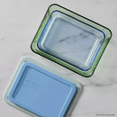 Simply Store® Tinted 4pc Lidded Rectangle Storage Set - Green