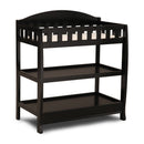 Delta Children Infant Changing Table with Pad - Ebony Black