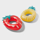 Strawberry and Pineapple Water Floats and Inflatables - Ideal for Kids