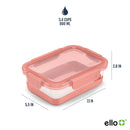 Glass Food Storage Container Set - Terracotta Orange