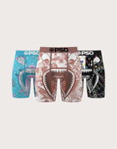 Psd Underwear Warface Chrome Boxer Briefs 3-Pack