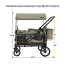 Viva Stroller Wagon 4-Passenger - Green