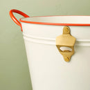 12.9L Beverage Tub Stand Cream - Hearth & Hand™ with Magnolia