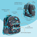 Kids Backpack - Lightweight 14" Backpack for School and Travel - Dinosaur