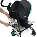 Smooth Stroll Convenience Stroller - Black