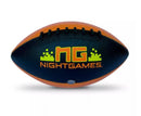 LED Light Up Junior Size Football: Rubber Shell & Bladder, Ages 8+