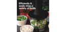 3-in-1 Immersion Hand Blender with Whisk - Black