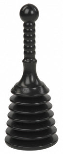 Top Brand Bellows Plunger, 5 in Cup Dia., 6-1/2" Handle Length, Polyethylene Plunger Material - 12G690