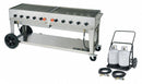 Crown Verity 159,000 BtuH Stainless Steel Gas Grill with Two 50 lb Propane Tanks - MCC-72