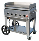 Crown Verity 44" x 28" x 36" 5 Burners Portable Gas Griddle - MG-36