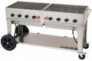 Crown Verity 129,000 BtuH Stainless Steel Gas Grill with Two 20 lb Propane Tanks - RCB-60