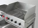 Crown Verity 48" x 21 x 9" Stainless Steel Wind Guard - WG-48