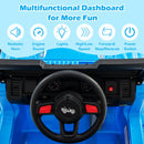 12V Kids Ride-on Jeep Car With 2.4 G Remote Control-Blue