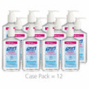 Purell Hand Sanitizer, 12 oz, Pump Bottle, Gel, None, PK 12 - 3659-12