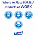 Purell Hand Sanitizer, 12 oz, Pump Bottle, Gel, None, PK 12 - 3659-12