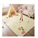 Extra Large Foldable Play Mat, Reversible Baby Play Mat - Rainbow, Cloud & Moon, 71"x59"