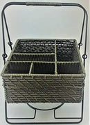 Utensil Caddies - Folding Handles Picnic Basket