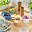 5" Acacia Salt and Pepper Grinder Set Natural Wood - Figmint™