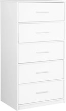 5-Drawer Dresser - White