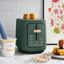 2 Slice Toaster with Touch-Activated Display, Thyme Green
