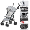 Convenience Baby Stroller - Grey