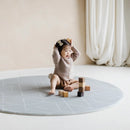 Round Ofie Reversible Play Mat (Zen Line + Triangle)