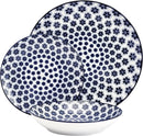 Blooming Delight Floral 12 Piece Dinnerware Set - Blue White