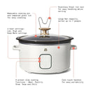 6 Qt Programmable Slow Cooker, White Icing by Drew Barrymore