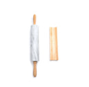Marble Rolling Pin and Base with Wood Handles
