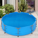 12ft X 30in Round Above Ground Swimming Pool With 12 Ft Pool Cover