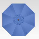 Treasure Garden 11 ft. Auto Tilt Market Umbrella, Bronze Finish, Sky O'Bravia Color Fabric