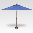 Treasure Garden 11 ft. Auto Tilt Market Umbrella, Bronze Finish, Sky O'Bravia Color Fabric