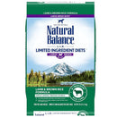 Natural Balance Limited Ingredient Diets Large Breed Bites Lamb Meal & Brown Rice Dog Food, 26 LB