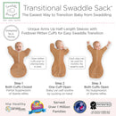 Transitional Swaddle Sack - Heathered Butterum