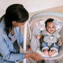 Portable Baby Swing with Music and Nature Sounds - Grey