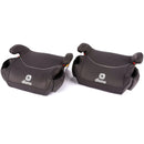 Solana - Pack of 2 Backless Booster Car Seats - Black