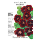 Nasturtium, Black Velvet Botanical Interests Seeds