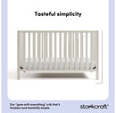 Morningside 5-in-1 Convertible Crib - Frosted Oat