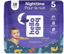 18ct Premium Overnight Baby Diapers Size 5  - Sleepy Sloths