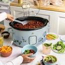 Programmable Slow Cooker - Hydrangea Floral