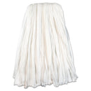 Boardwalk Nonwoven Cut End Edge Mop, Rayon/Polyester, 24Oz, White, 12/Carton - UNSBW224