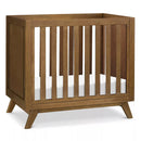Otto 3-in-1 Convertible Mini Crib with 4" Mattress - Walnut
