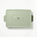 Rectangle Stoneware Baking Dish - Sage Green