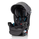 Evenflo All4Stages Slim Plus Canopy 4-in-1 Convertible Car Seat - Baker Blue: Metal Frame, Machine Washable Seat Pad, LATCH Compatible