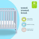 Colby 4-in-1 Low-Profile Convertible Crib - Powder Blue