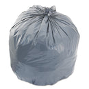 Heritage Low-Density Can Liners, 33 Gal, 1.1 Mil, 33 X 39, Gray, 250/Carton - HERH6639SG